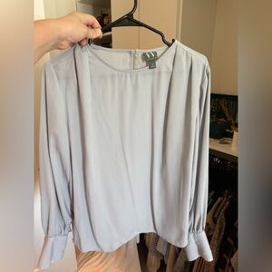 Worthington Light Gray Women's Blouse